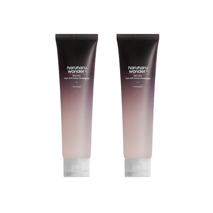 Wholesale haruharu wonder - Black Rice Triple AHA Gentle Cleansing Gel - 100ml 2ea Set | Carsha