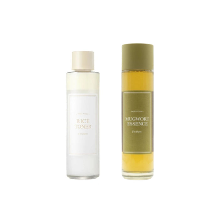 Wholesale I'm From - Mugwort Essence - 160ml 1ea + Rice Toner - 150ml 1ea Set | Carsha