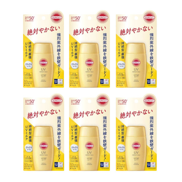 Wholesale Kose - Suncut UV Perfect Milk SPF50+ PA++++ 2024 Version - 50ml 6ea Set | Carsha