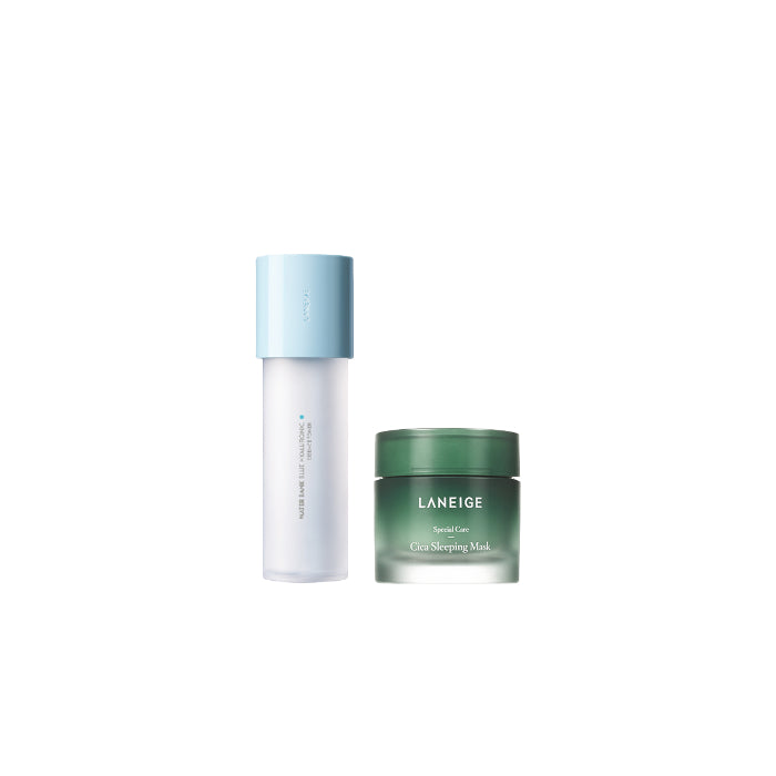 Wholesale LANEIGE - Water Bank Blue Hyaluronic Essence Toner For Combination To Oily Skin - 160ml 1ea + Cica Sleeping Mask - 60ml... | Carsha
