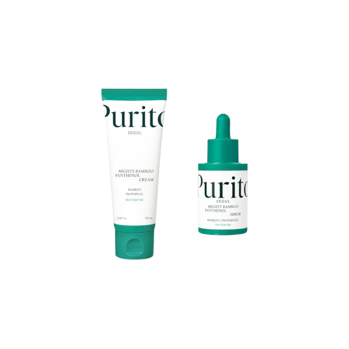 Wholesale DEAL Purito SEOUL - Mighty Bamboo Panthenol Cream + Serum Set | Carsha