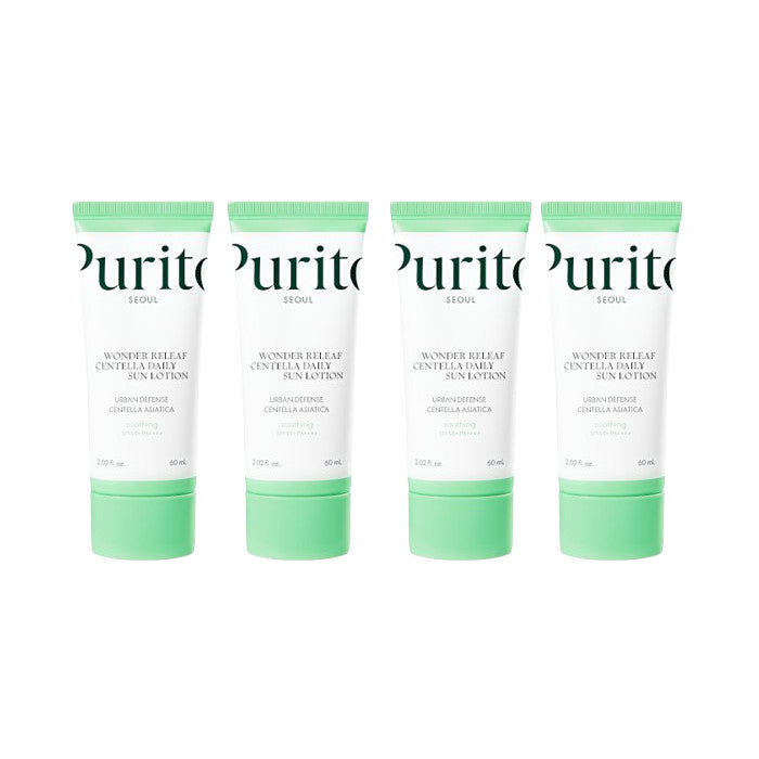 Wholesale Purito SEOUL - Wonder Releaf Centella Daily Sun Lotion SPF50+ PA++++ - 60ml 4ea Set | Carsha