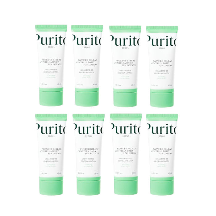Wholesale Purito SEOUL - Wonder Releaf Centella Daily Sun Lotion SPF50+ PA++++ - 60ml 8ea Set | Carsha