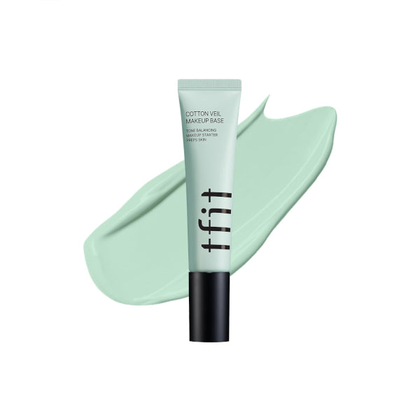 Wholesale Tfit - Cotton Veil Makeup Base - 30ml - 01 Pure Green | Carsha