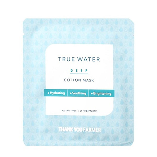Wholesale THANK YOU FARMER - True Water Deep Cotton Mask - 1pc | Carsha