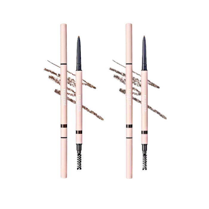 Wholesale Flortte - My Beautiful Password Eyebrow Pencil - 0.05g - B1 Medium Brown 1 ea + B2 Ash Brown 1ea Set | Carsha
