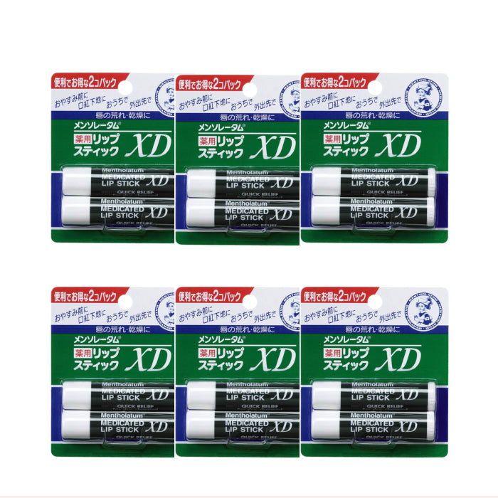 Wholesale Rohto Mentholatum - Medicated Lip Stick XD - 2 pcs 6ea Set | Carsha