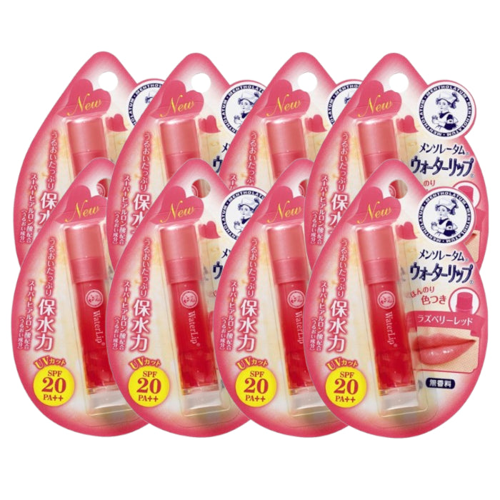 Wholesale Rohto Mentholatum - Water Lip Colour Balm SPF 20 PA++ - 1pc - Raspberry Red 8ea Set | Carsha