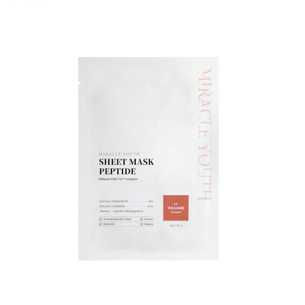 Wholesale Village 11 Factory - Miracle Youth Sheet Mask Peptide - 23g | Carsha