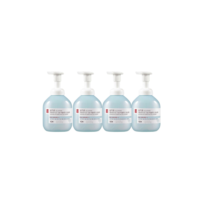 Wholesale ILLIYOON Ceramide Ato Bubble Wash and Shampoo - 400ml 4ea Set | Carsha