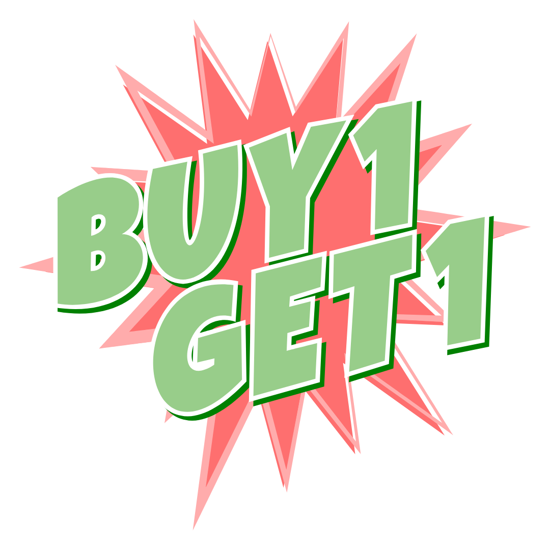 Buy 1 Get 1 Free