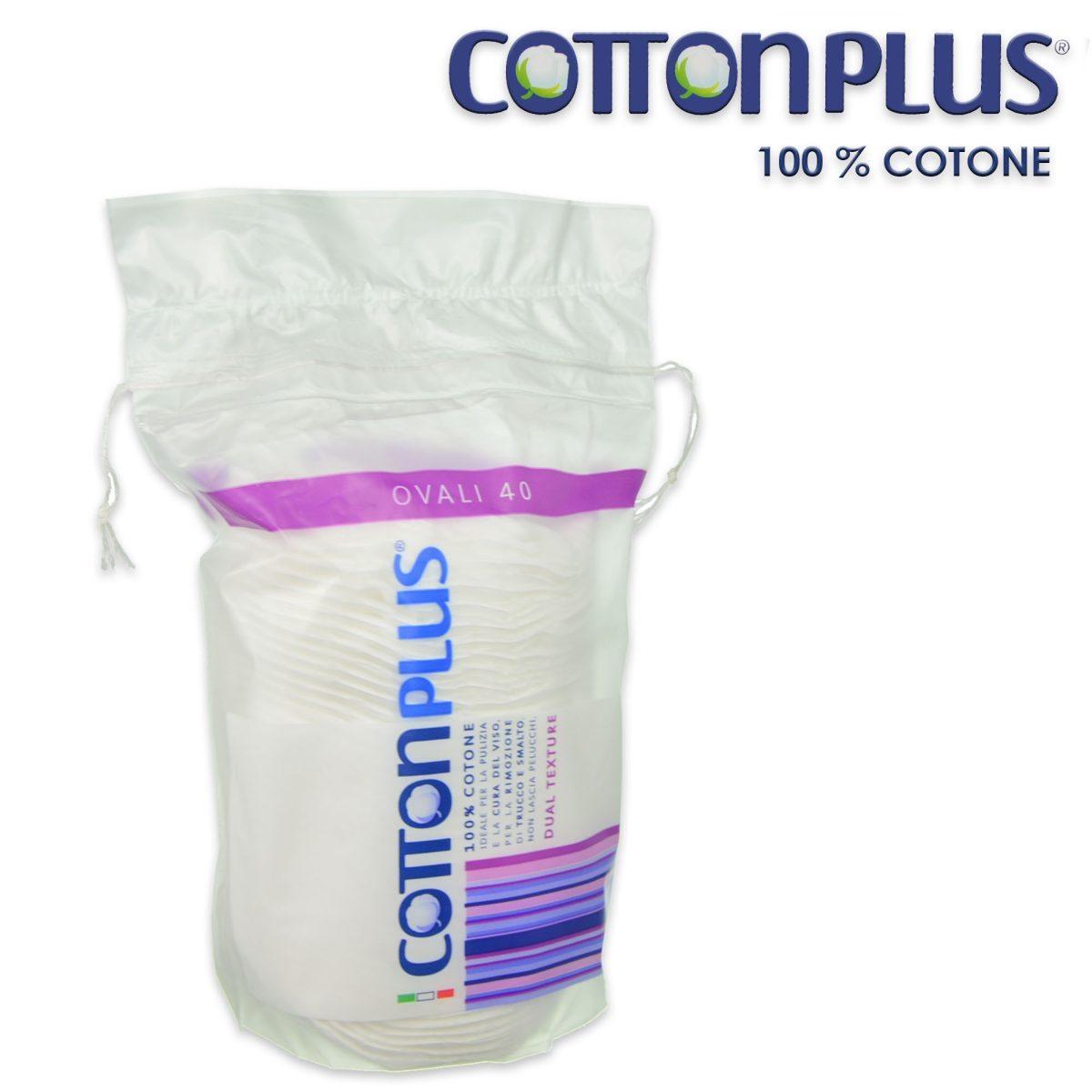 Wholesale Cotton plus 40 dischetti ovali in 100% cotone idrofilo | Carsha