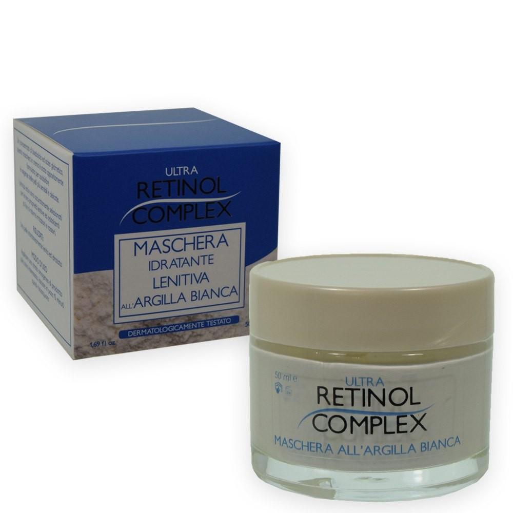 Wholesale Retinol complex maschera viso idratante lenitiva all'argilla bianca 50 ml | Carsha
