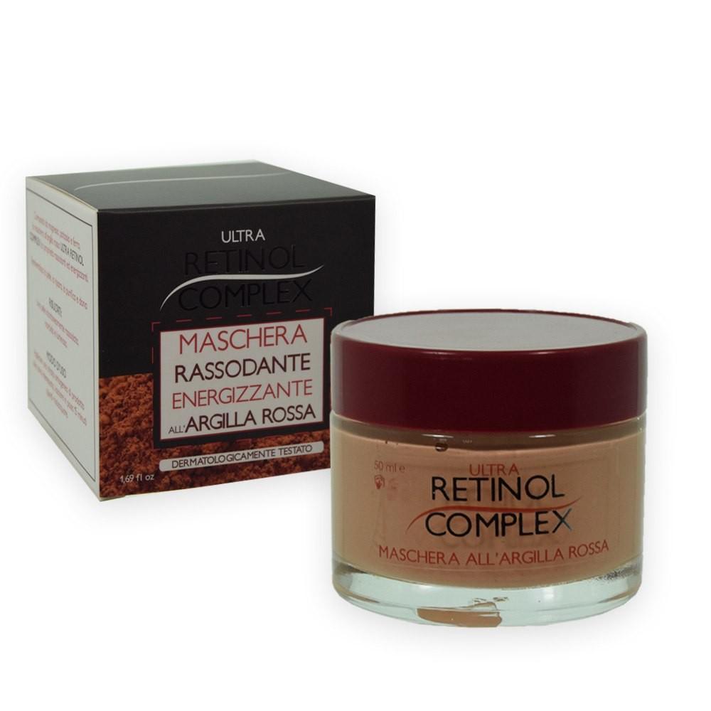 Wholesale Retinol complex maschera viso rassodante energizzante all'argilla rossa 50 ml | Carsha