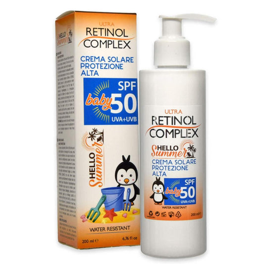 Retinol complex hello summer crema solare baby spf 50+  150 ml