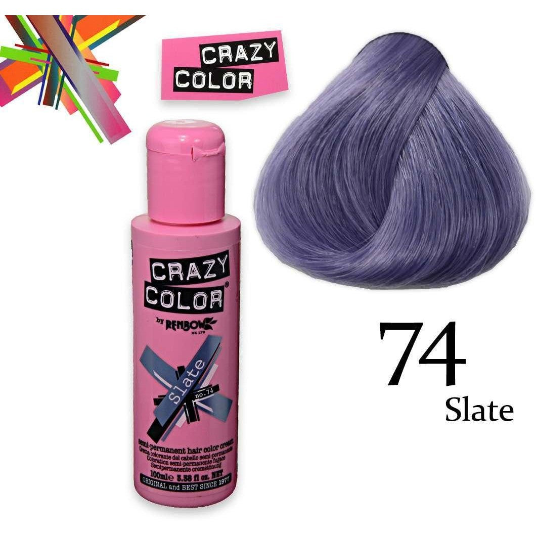 Wholesale Crazy color semipermanente 100 ml slate | Carsha