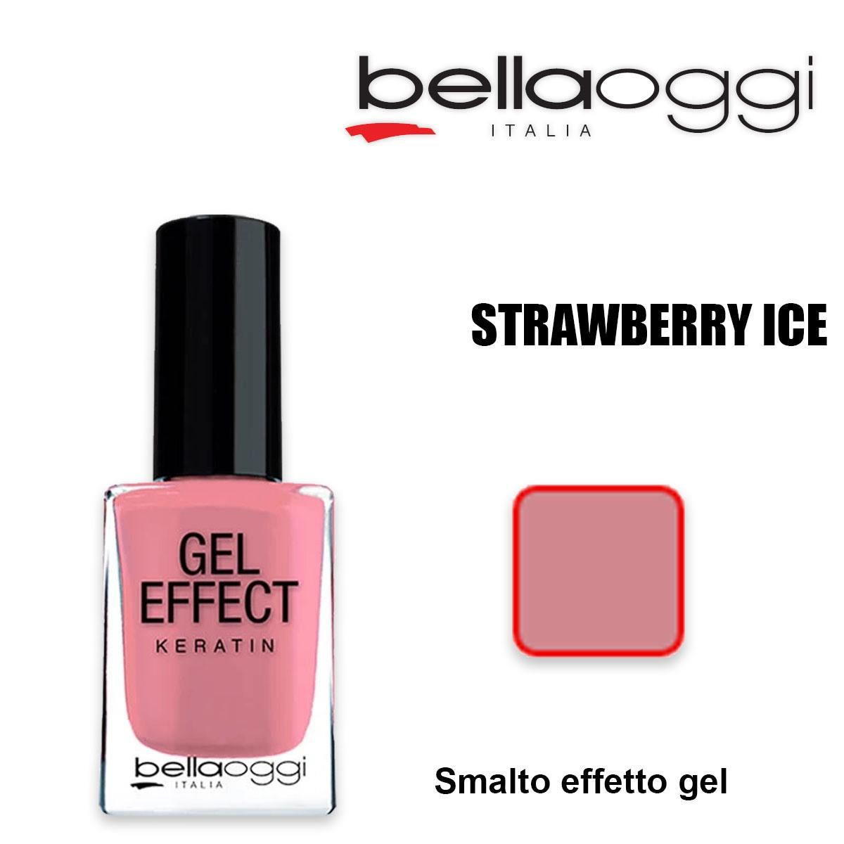 Wholesale Gel effect keratin smalto effetto gel con cheratina strawberry ice | Carsha
