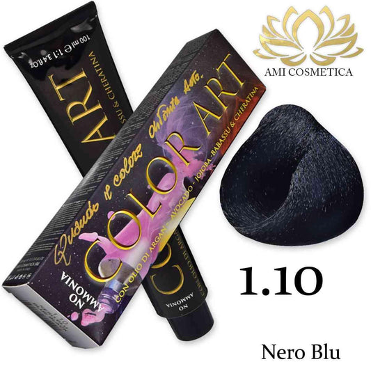 Wholesale Color art senza ammoniaca 100 ml 1.10 nero blu | Carsha