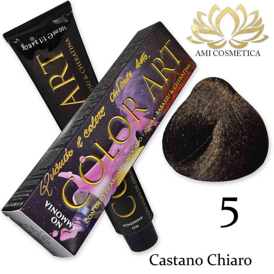 Wholesale Color art senza ammoniaca 100 ml 5 castano chiaro | Carsha