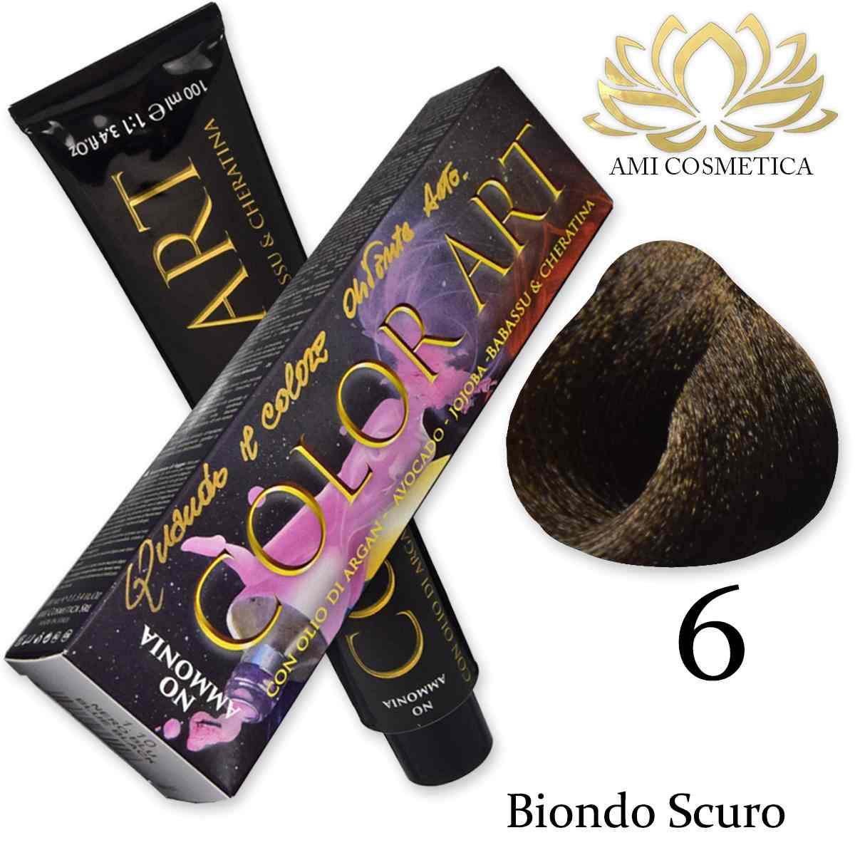 Wholesale Color art senza ammoniaca 100 ml 6 biondo scuro | Carsha