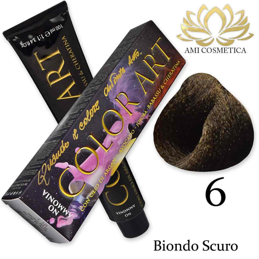 Wholesale Color art senza ammoniaca 100 ml 6 biondo scuro | Carsha