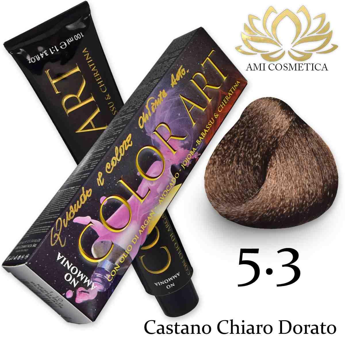 Wholesale Color art senza ammoniaca 100 ml 5.3 castano chiaro dorato | Carsha
