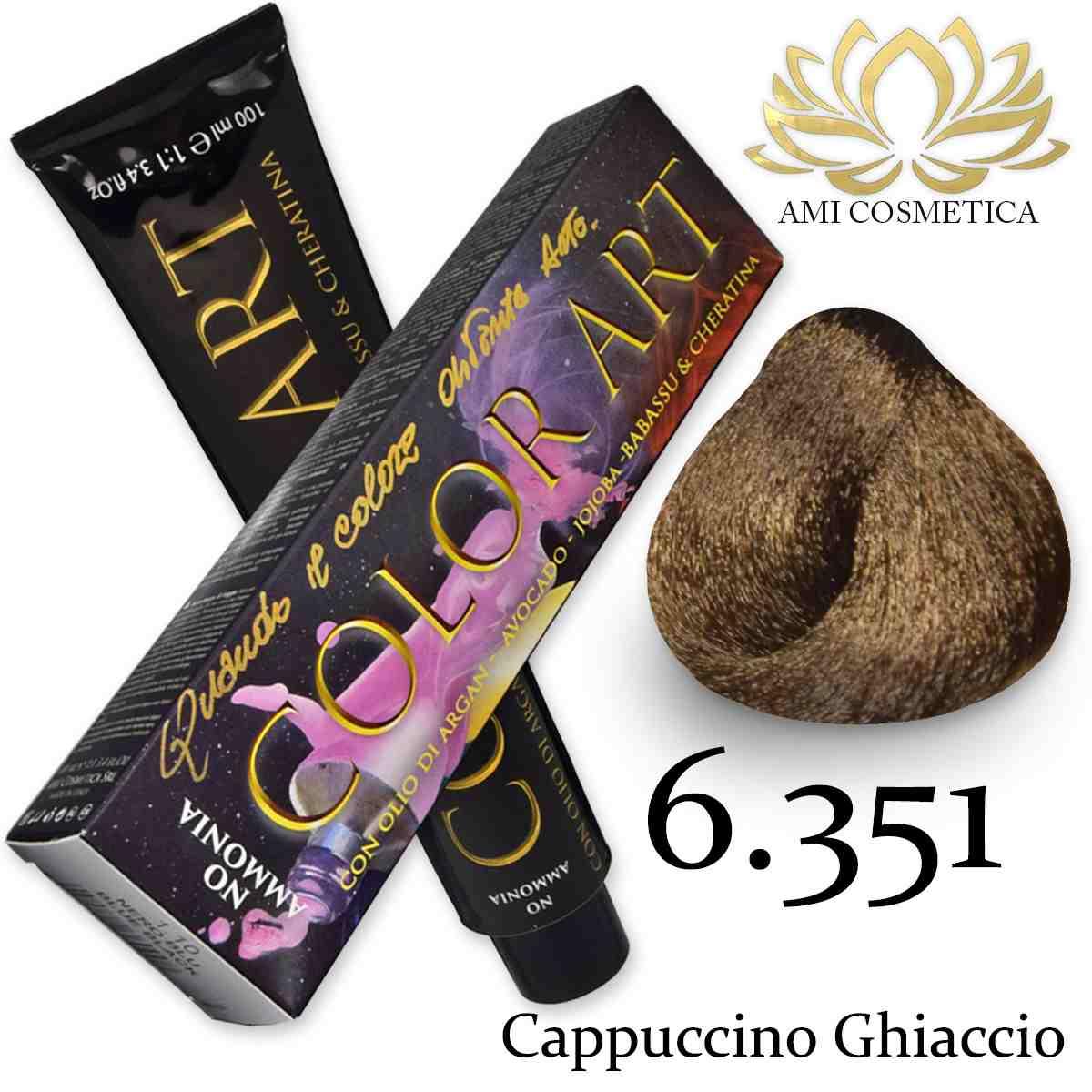 Wholesale Color art senza ammoniaca 100 ml 6.351 cappuccino ghiaccio | Carsha