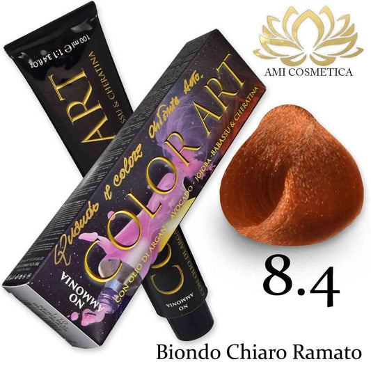 Wholesale Color art senza ammoniaca 100 ml 8.4 biondo chiaro ramato | Carsha