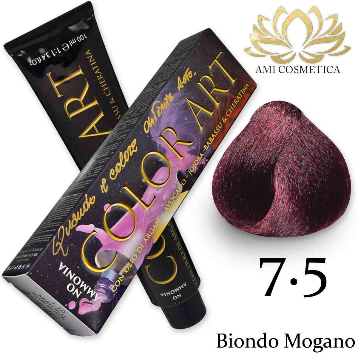 Wholesale Color art senza ammoniaca 100 ml 7.5 biondo mogano | Carsha