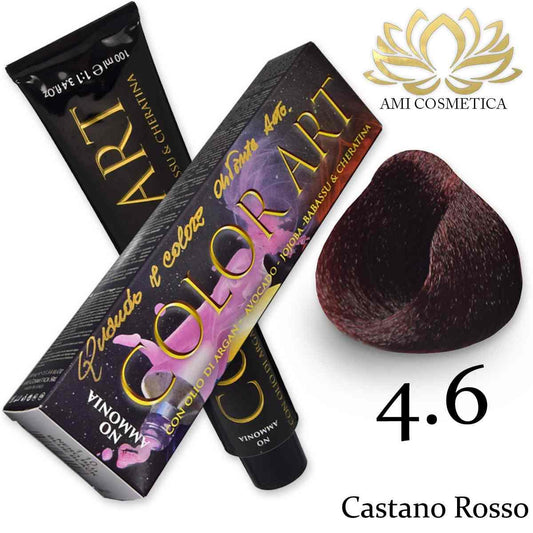 Wholesale Color art senza ammoniaca 100 ml 4.6 castano rosso | Carsha