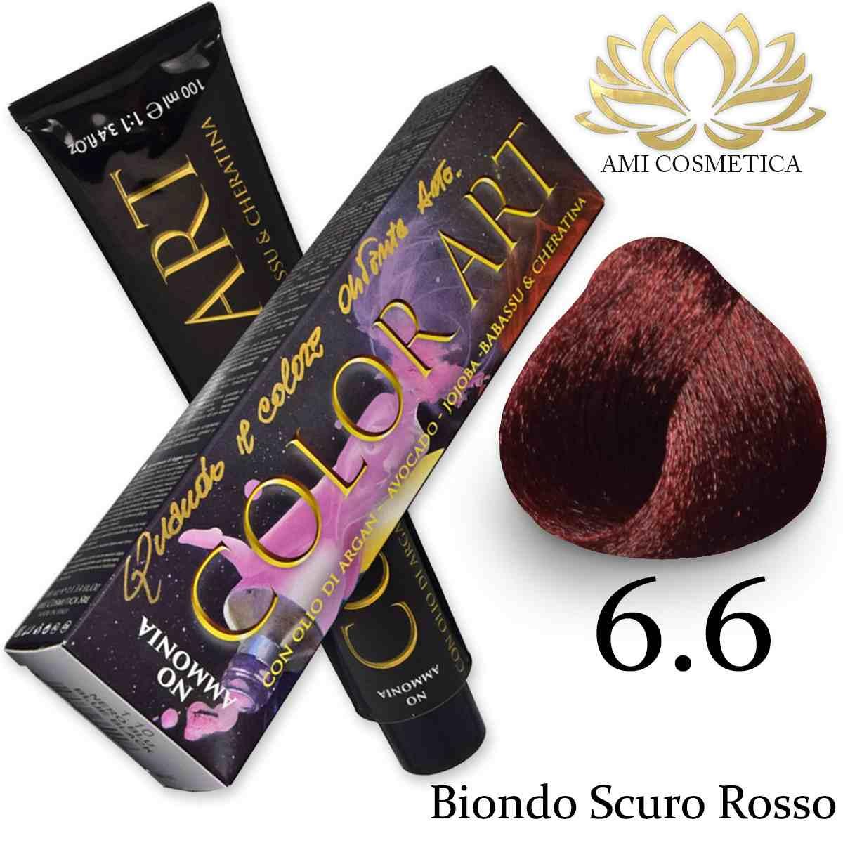 Wholesale Color art senza ammoniaca 100 ml 6.6 biondo scuro rosso | Carsha