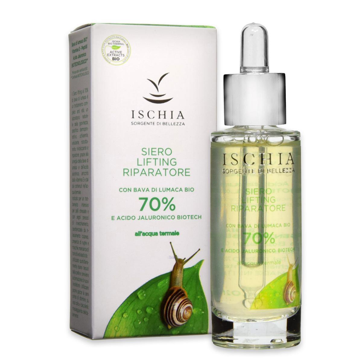 Wholesale Ischia siero lifting riparatore 30 ml con 70% bava di lumaca bio | Carsha