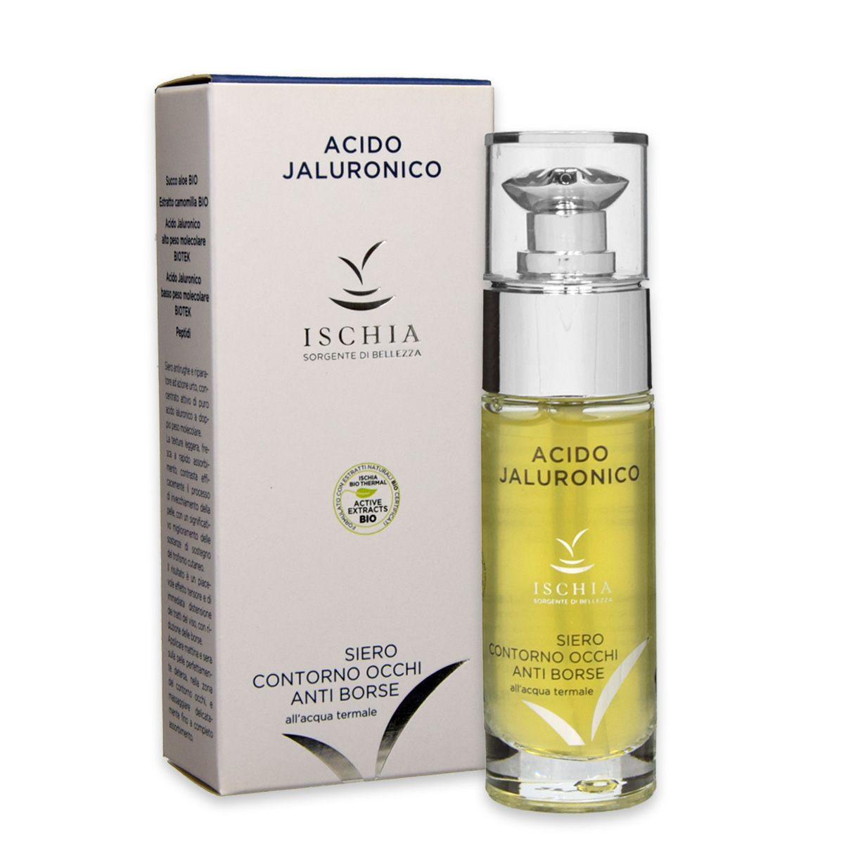 Wholesale Ischia siero contorno occhi anti-borse 30 ml acido jaluronico | Carsha