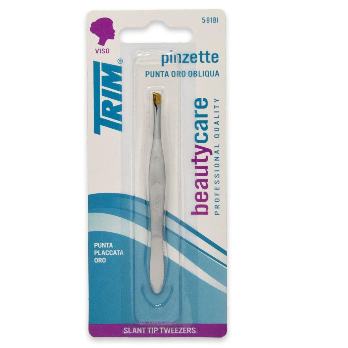 Wholesale Trim pinzette punta oro obliqua | Carsha