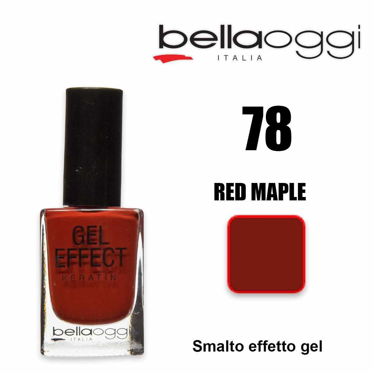 Wholesale Gel effect keratin smalto effetto gel con cheratina red maple | Carsha