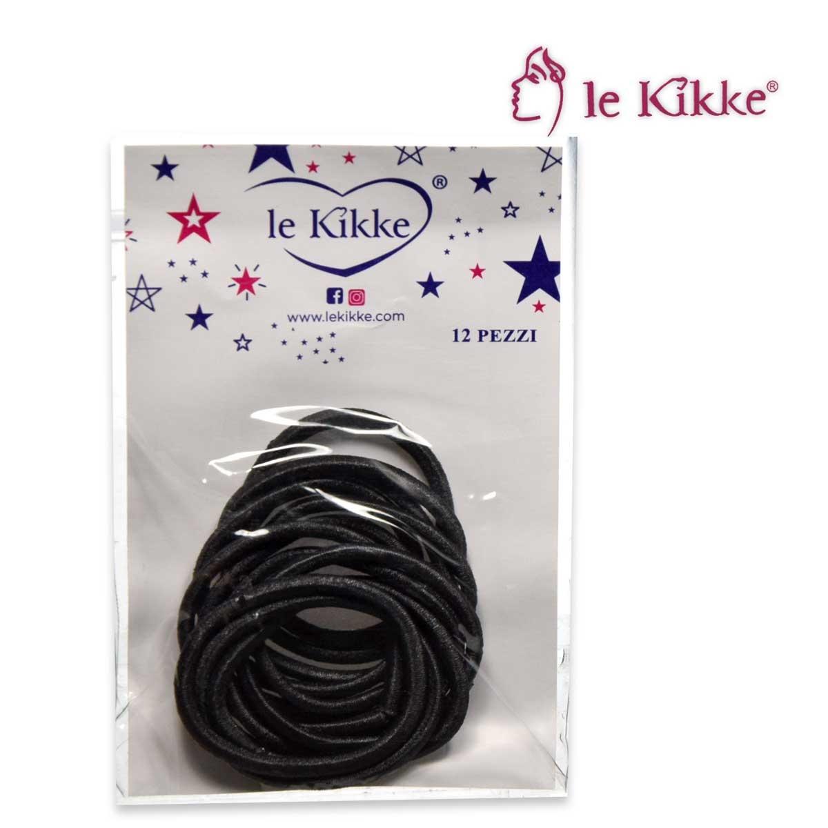 Wholesale Le kikke card 12 buste da 12 pezzi elastici nero | Carsha