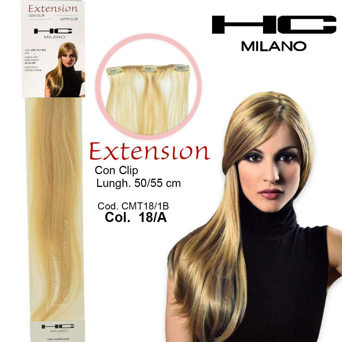 Wholesale Hc milano extension 3 clip no remy largh.14-16cm lungh.50cm col.18a | Carsha