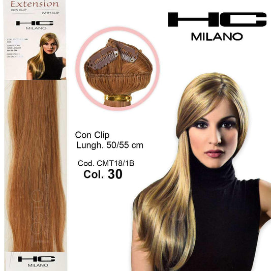 Wholesale Hc milano extension 3 clip no remy largh.14-16cm lungh.50cm col.30 | Carsha
