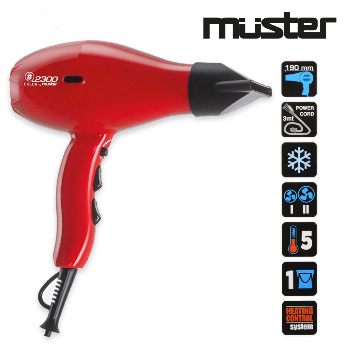 "Muster phon compatto ""#2300 color"" rosso"