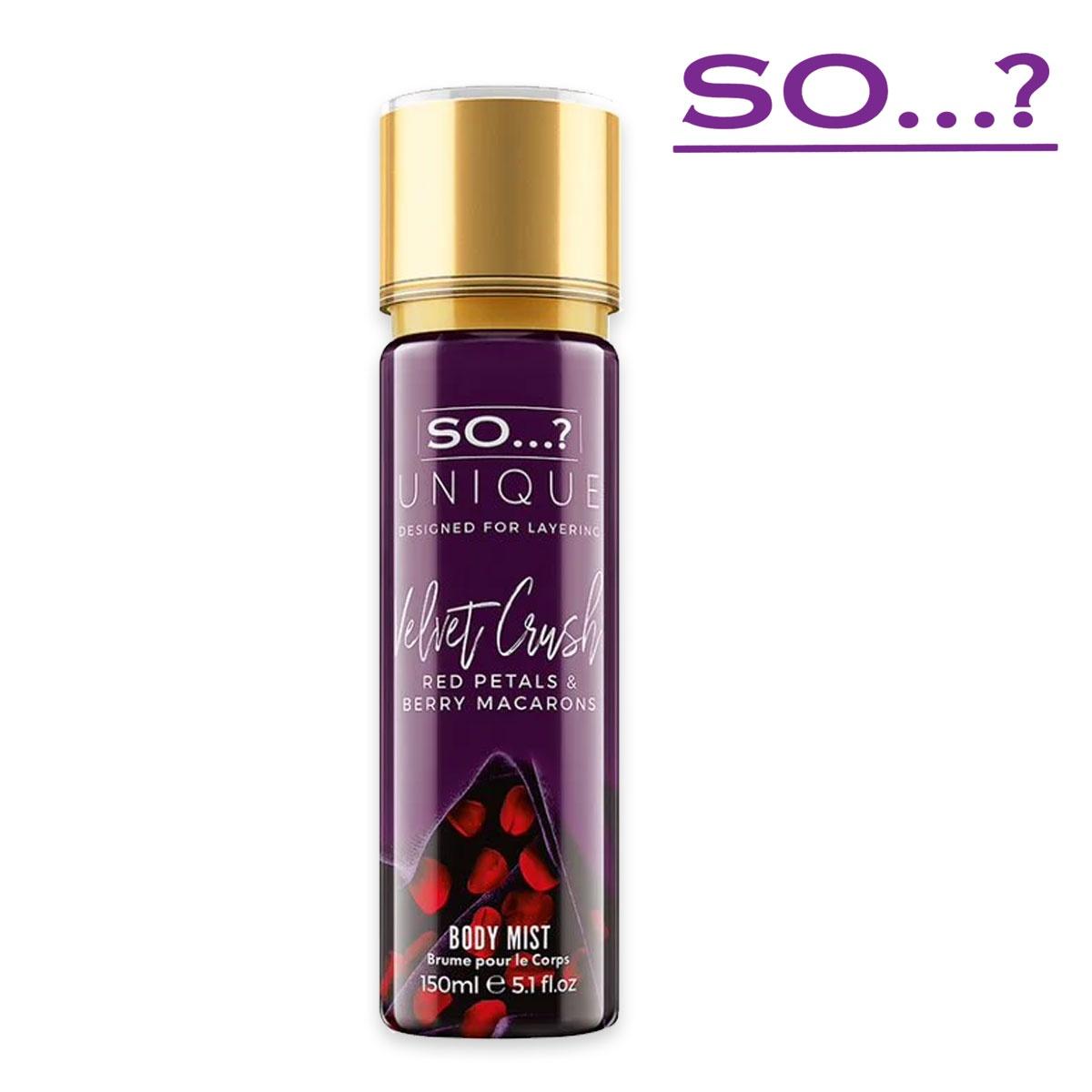 Wholesale So...? so unique 150 ml body mist velvet crush | Carsha