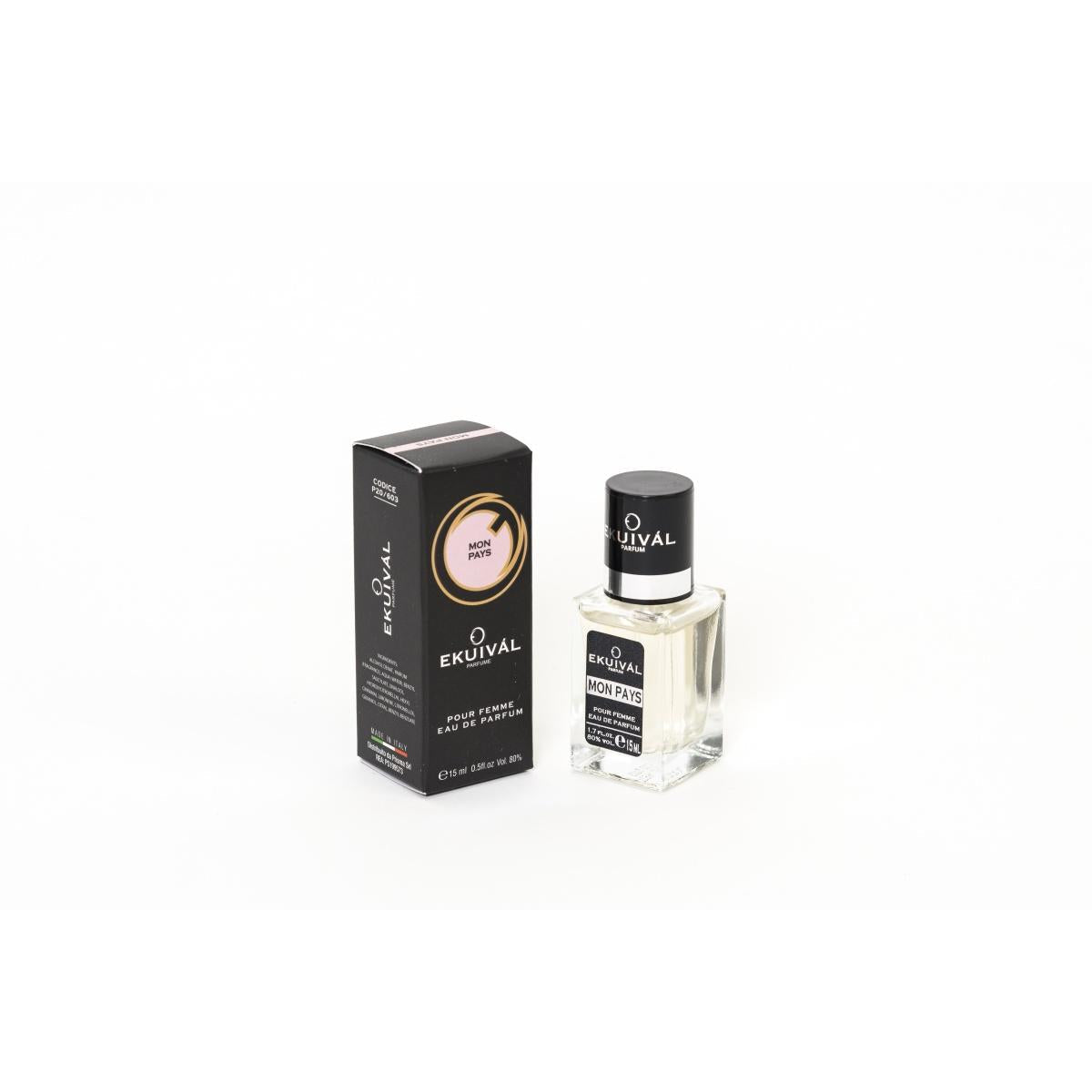 Wholesale Eau de Parfum femminile 15 ml ekuival mon pays | Carsha