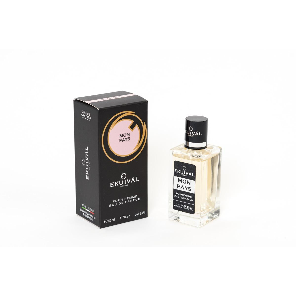 Wholesale Eau de Parfum femminile 50 ml ekuival mon pays | Carsha