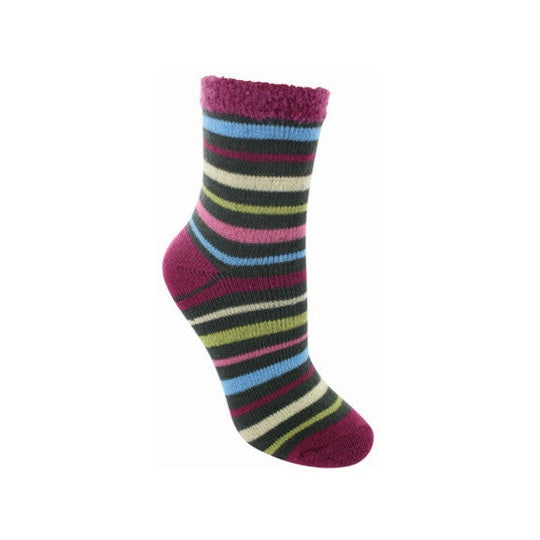 Wholesale Yaktrax Aloe Cabin Calzini con Aloe Vera Pattern Stripes 1 paio | Carsha