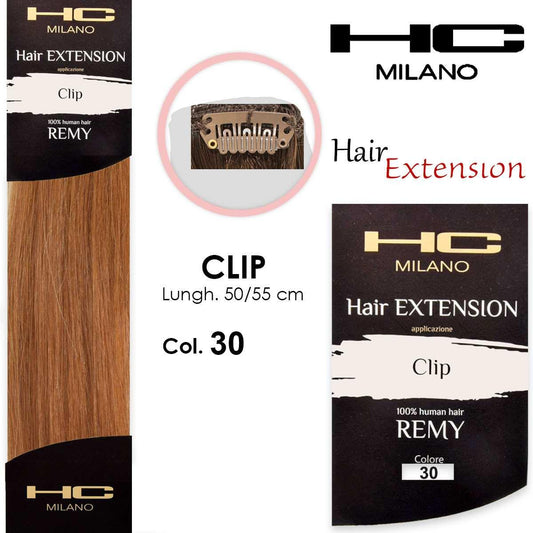 Hc milano extension 3 clip remy largh.14-16cm lungh.50cm col.30