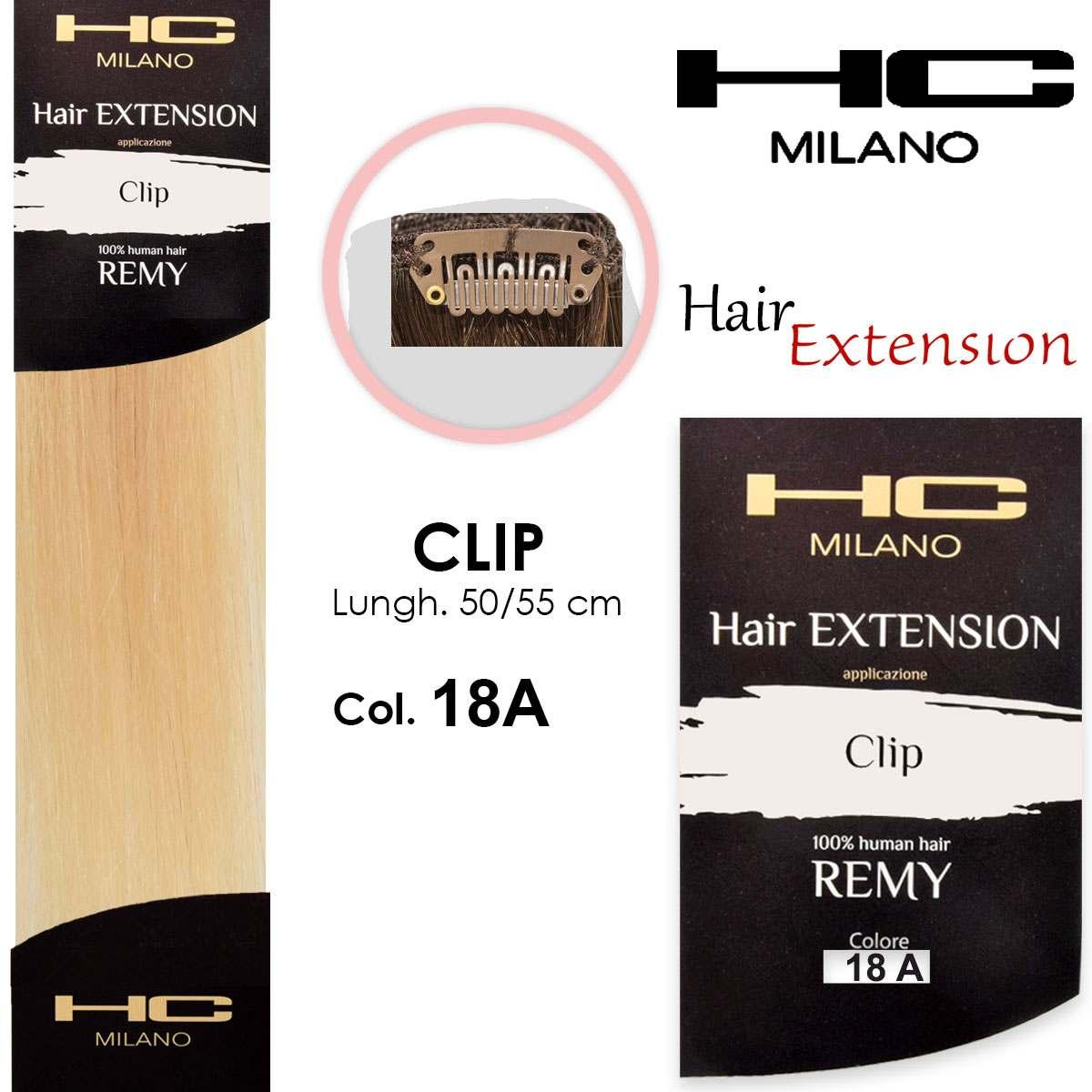 Hc milano extension 3 clip remy largh.14-16cm lungh.50cm col.18a