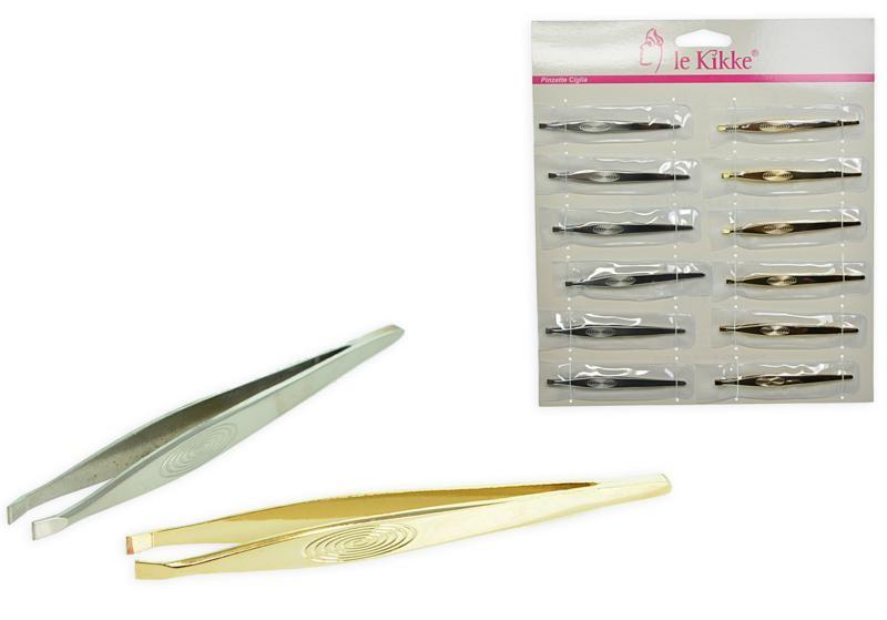Le kikke pinzette ciglia argento/oro