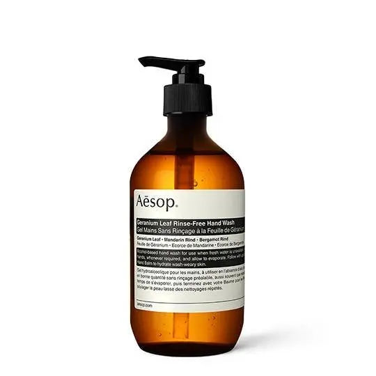 Wholesale Aesop Geranium Leaf Rinse-Free Detergente Mani - 500ml | Carsha
