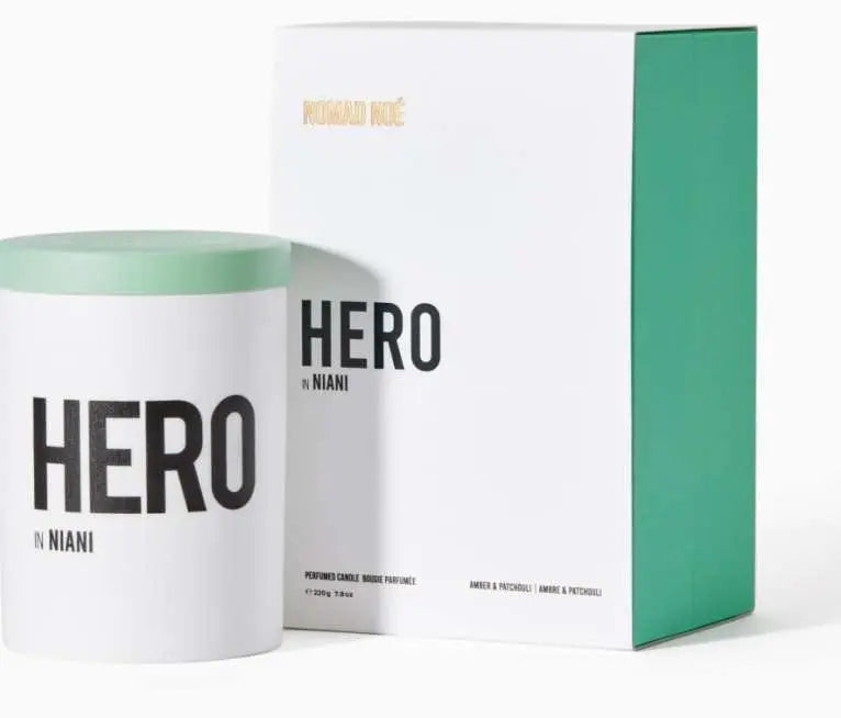 Nomad noè HERO in Niani - Amber & Patchouli 220g