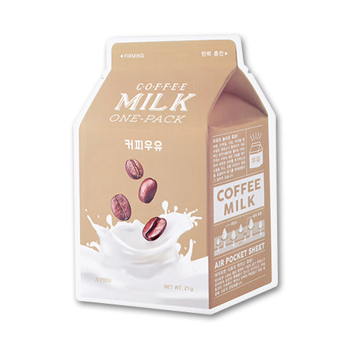 Wholesale Deal A'PIEU - Milk One Pack Sheet Mask - Coffee - 1pc | Carsha