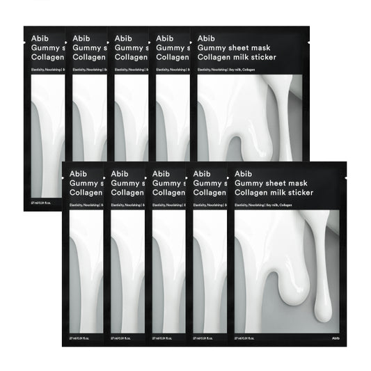 Wholesale Abib - Gummy Sheet Mask - Collagen Milk Sticker - 10pc | Carsha